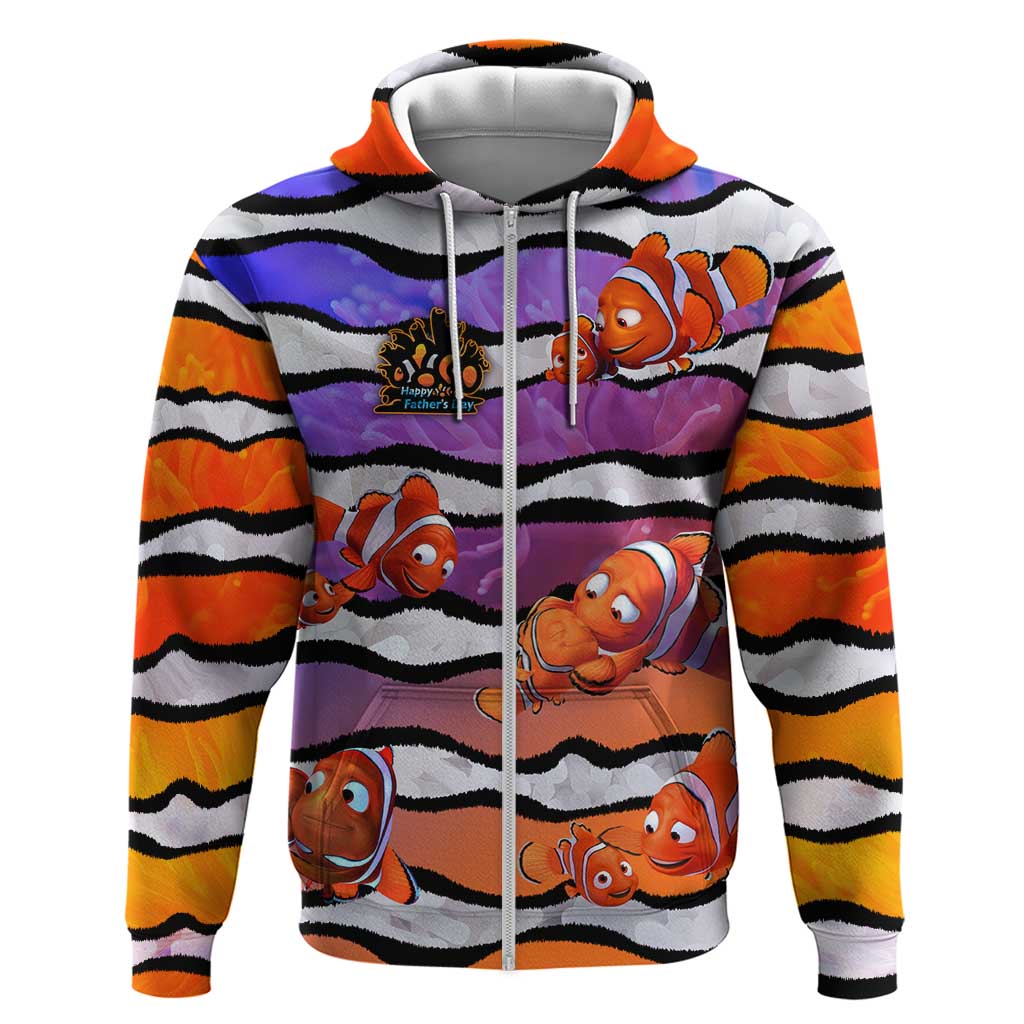 The Ocean Best Dad Zip Hoodie Like Marlin Happy Fathers Day To a True Hero - Polynesian Pride