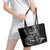 All Black Brothers Rugby Leather Tote Bag New Zealand Maori Haka