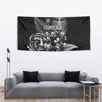 All Black Brothers Rugby Tapestry New Zealand Maori Haka
