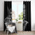 All Black Brothers Rugby Window Curtain New Zealand Maori Haka