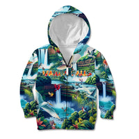 Wailua Falls Hawaii Kid Hoodie Kauai Natural Beauty