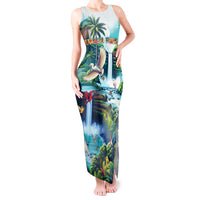 Wailua Falls Hawaii Tank Maxi Dress Kauai Natural Beauty