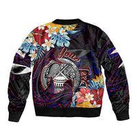 Personalized Amelika Samoa Sharks Polynesia Bomber Jacket American Samoa DT02 - Polynesian Pride