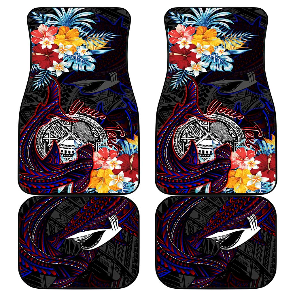 Amelika Samoa Sharks Polynesia Car Mats American Samoa