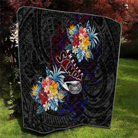 Amelika Samoa Sharks Polynesia Quilt American Samoa