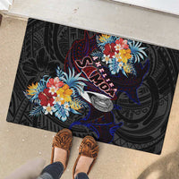 Amelika Samoa Sharks Polynesia Rubber Doormat American Samoa