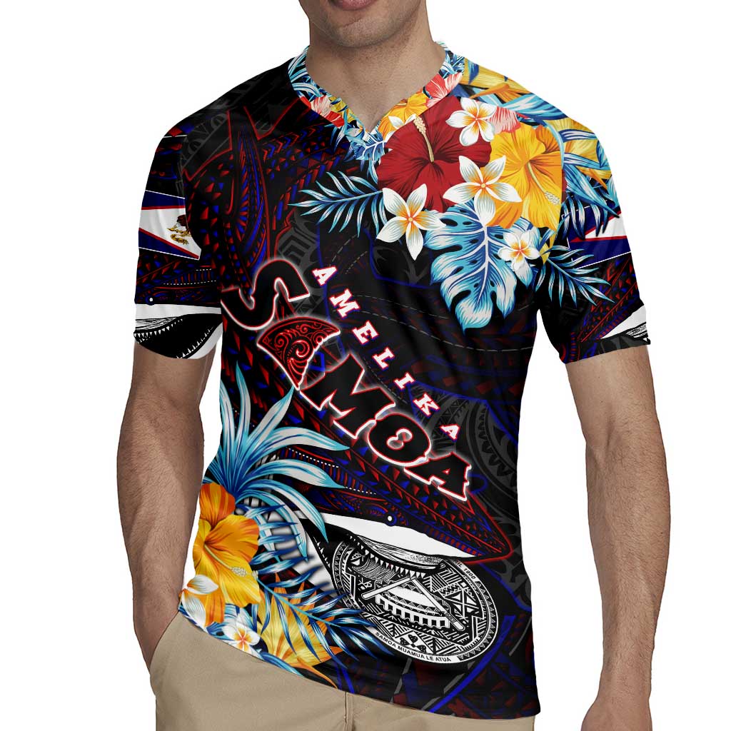 Personalized Amelika Samoa Sharks Polynesia Rugby Jersey American Samoa DT02 - Polynesian Pride