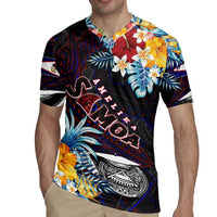 Personalized Amelika Samoa Sharks Polynesia Rugby Jersey American Samoa DT02 - Polynesian Pride