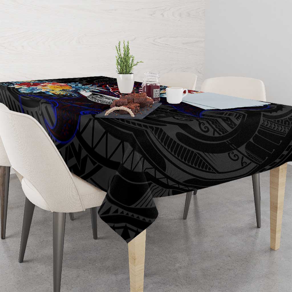Amelika Samoa Sharks Polynesia Tablecloth American Samoa DT02 - Polynesian Pride