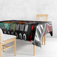 American Samoa Warrior Tablecloth Shark Turtle Polynesian Tattoo DT02 - Polynesian Pride