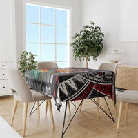American Samoa Warrior Tablecloth Shark Turtle Polynesian Tattoo DT02 - Polynesian Pride