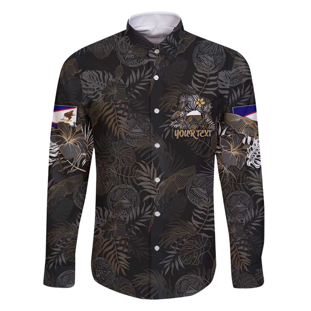 Personalized Shaka Girls America Samoa Family Matching Summer Maxi Dress and Hawaiian Shirt Tropical Flowers Vintage