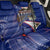 American Samoa Back Car Seat Cover Brave Eagle Flag Color