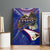 American Samoa Canvas Wall Art Brave Eagle Flag Color