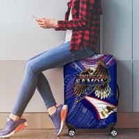 American Samoa Luggage Cover Brave Eagle Flag Color DT02 - Polynesian Pride