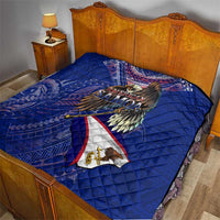 American Samoa Quilt Brave Eagle Flag Color DT02 - Polynesian Pride