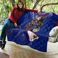 American Samoa Quilt Brave Eagle Flag Color DT02 - Polynesian Pride
