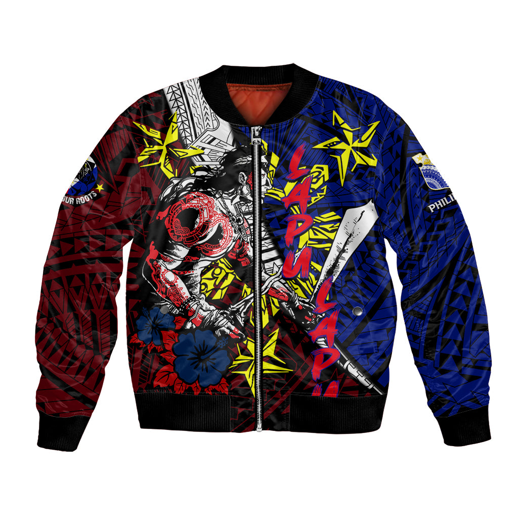 Philippines Lapu Lapu Bomber Jacket Chief Filipino Tattoo DT02 Unisex Art - Polynesian Pride