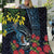 New Zealand Tui Bird Quilt Maori Koru Mix Pohutukawa