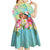 Personalised Hawaii Father's Day Kid Short Sleeve Dress Happy Father And Child