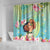 Hawaii Father's Day Shower Curtain Happy Father And Child