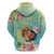 Personalised Hawaii Father's Day Zip Hoodie Happy Father And Child