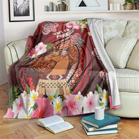 New Zealand Father's Day Blanket Happy Father And Child