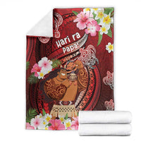 New Zealand Father's Day Blanket Happy Father And Child