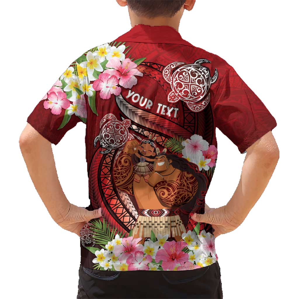 Personalised New Zealand Father's Day Kid Hawaiian Shirt Happy Father And Child DT04 - Polynesian Pride