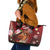 New Zealand Father's Day Leather Tote Bag Happy Father And Child