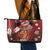 New Zealand Father's Day Leather Tote Bag Happy Father And Child