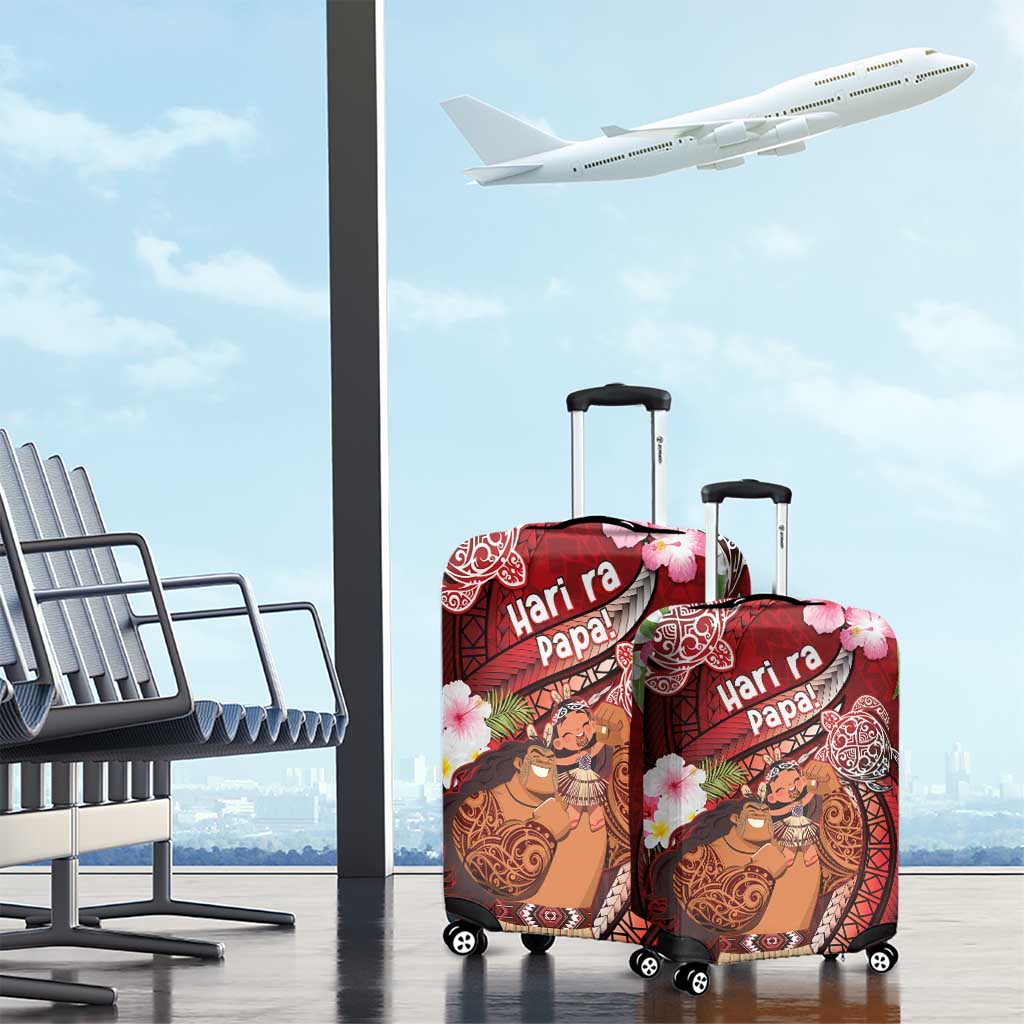 New Zealand Father's Day Luggage Cover Happy Father And Child