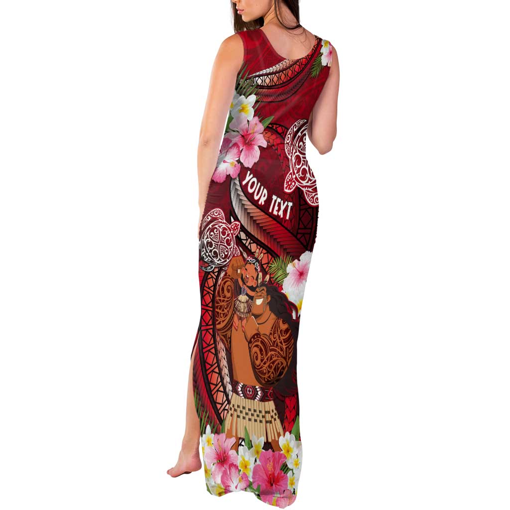 Personalised New Zealand Father's Day Tank Maxi Dress Happy Father And Child