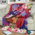 Samoa Father's Day Blanket Happy Father And Child