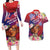 Personalised Samoa Father's Day Couples Matching Long Sleeve Bodycon Dress and Hawaiian Shirt Happy Father And Child