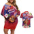 Personalised Samoa Father's Day Couples Matching Off Shoulder Short Dress and Hawaiian Shirt Happy Father And Child