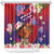 Samoa Father's Day Shower Curtain Happy Father And Child