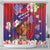 Samoa Father's Day Shower Curtain Happy Father And Child