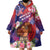 Personalised Samoa Father's Day Wearable Blanket Hoodie Happy Father And Child