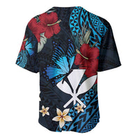 Hawaii Butterfly Baseball Jersey Kanaka Maoli Mix Hibiscus DT04 - Polynesian Pride