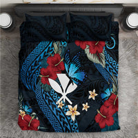Hawaii Butterfly Bedding Set Kanaka Maoli Mix Hibiscus