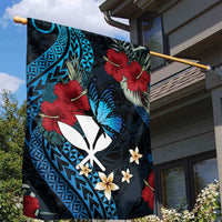 Hawaii Butterfly Garden Flag Kanaka Maoli Mix Hibiscus