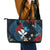 Hawaii Butterfly Leather Tote Bag Kanaka Maoli Mix Hibiscus