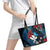 Hawaii Butterfly Leather Tote Bag Kanaka Maoli Mix Hibiscus