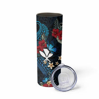Hawaii Butterfly Skinny Tumbler Kanaka Maoli Mix Hibiscus DT04 - Polynesian Pride