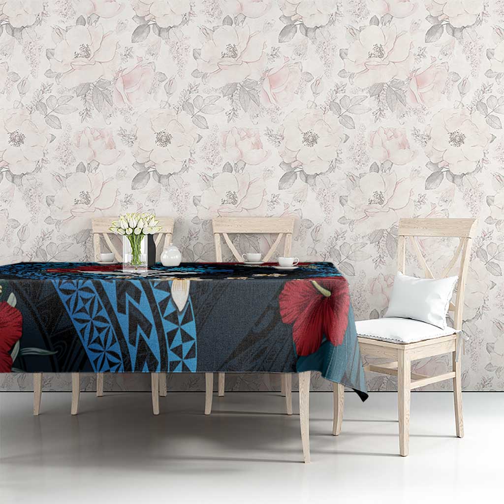 Hawaii Butterfly Tablecloth Kanaka Maoli Mix Hibiscus DT04 - Polynesian Pride