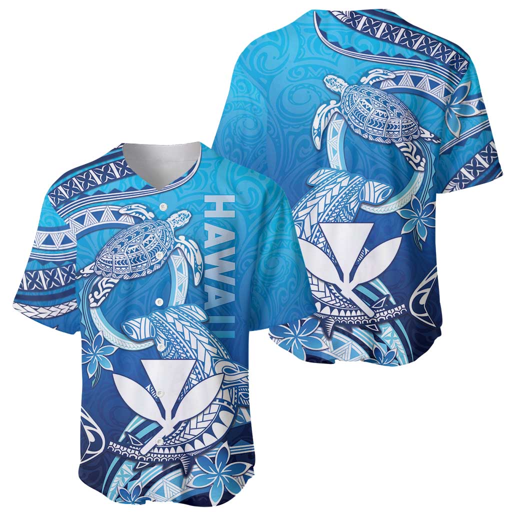 Hawaii Baseball Jersey Turtle With Hammerhead Shark Oceanic DT04 - Polynesian Pride
