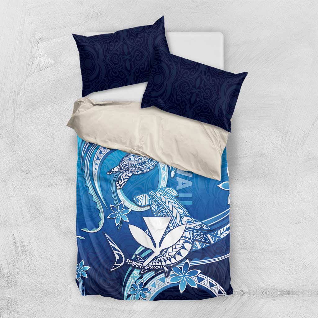 Hawaii Bedding Set Turtle With Hammerhead Shark Oceanic