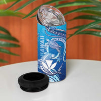 Hawaii 4 in 1 Can Cooler Tumbler Turtle With Hammerhead Shark Oceanic