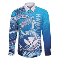 Hawaii Family Matching Mermaid Dress and Hawaiian Shirt Turtle With Hammerhead Shark Oceanic